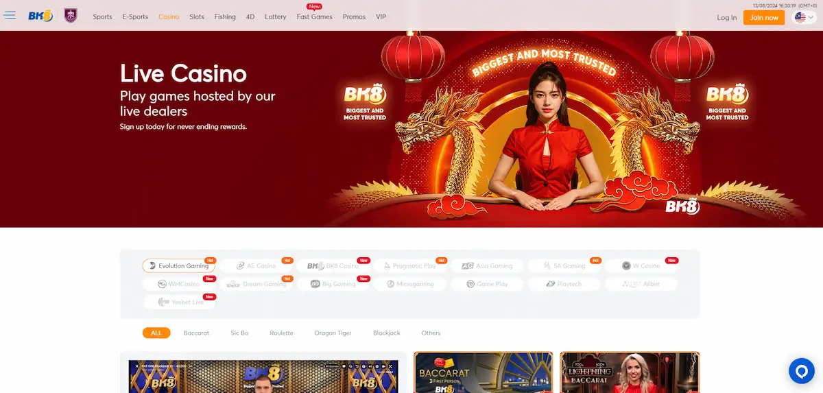 BK8 Live Casino